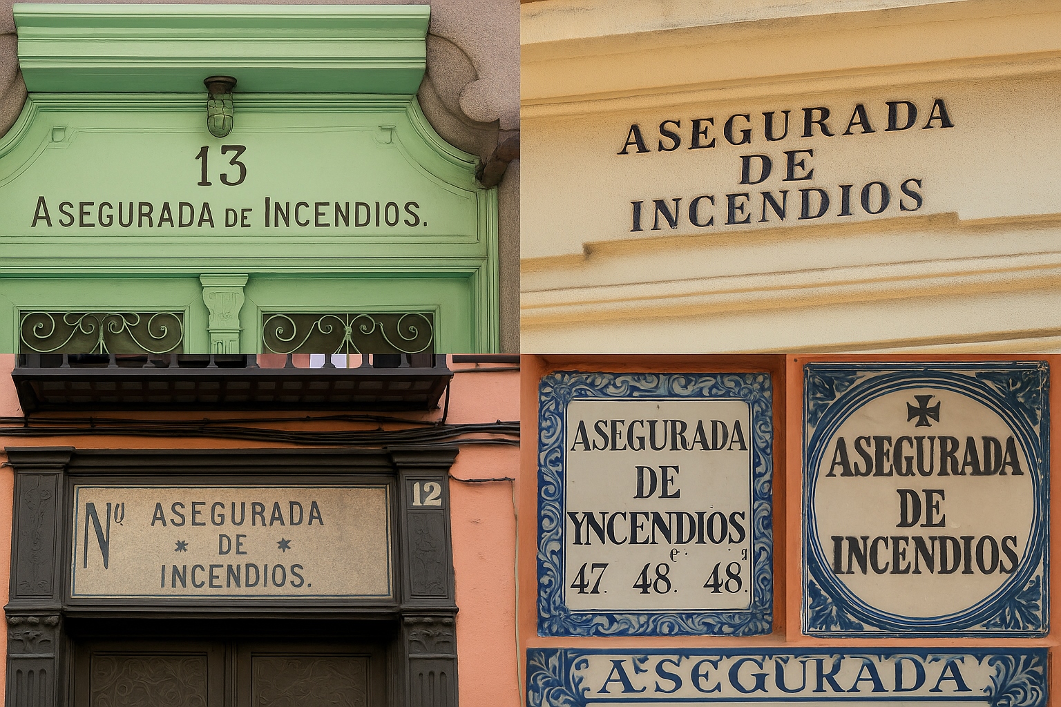 asegurada de incendios